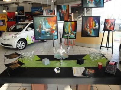 Toyota Toys Motors Royan (17) Saintes(17 et Cognac (16)exposent F. Barbin Lecrevisse- Thierry Landon- Bernard Aubert et Bernard