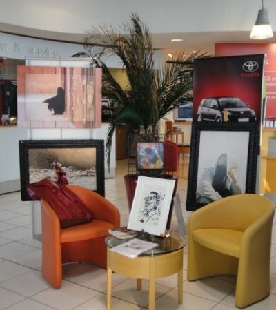 Toyota Toys Motors Royan (17) Saintes(17 et Cognac (16)exposent F. Barbin Lecrevisse- Thierry Landon- Bernard Aubert et Bernard