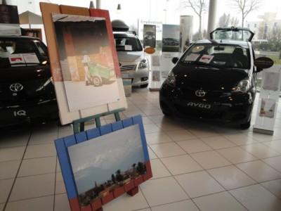 Toyota Toys Motors Royan (17) Saintes(17 et Cognac (16)exposent F. Barbin Lecrevisse- Thierry Landon- Bernard Aubert et Bernard
