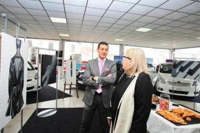 Du 13 au 20 Mars Toyota Toys Motors La Rochelle(17) et Rochefort exposent Catherine Dowmont et Laurent Adouch