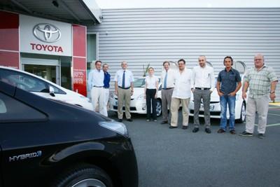 Livraison de la flotte Prius pour VM Matériaux