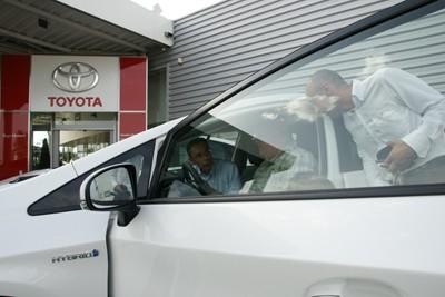 Livraison de la flotte Prius pour VM Matériaux