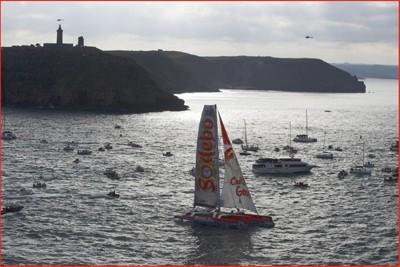Suivez Thomas Coville et son trimaran Sodebo sur la Route du Rhum
