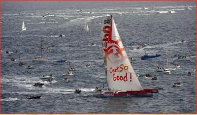 Suivez Thomas Coville et son trimaran Sodebo sur la Route du Rhum