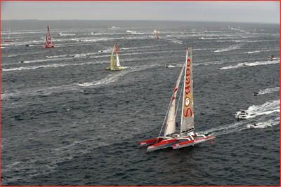 Suivez Thomas Coville et son trimaran Sodebo sur la Route du Rhum