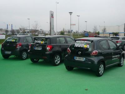 TOYOTA Toys Motors TOURS partenaire du Téléthon 2010