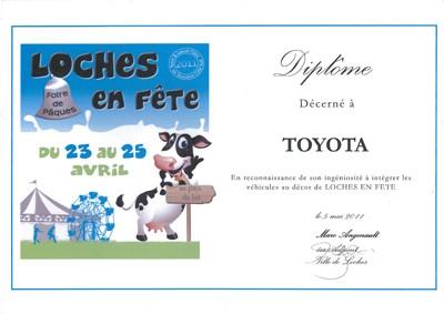 TOYOTA Toys Motors Loches présent à la Foire de Loches