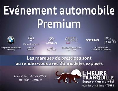 Exposition de la gamme Lexus au Centre Commercial L'Heure Tranquille à Tours