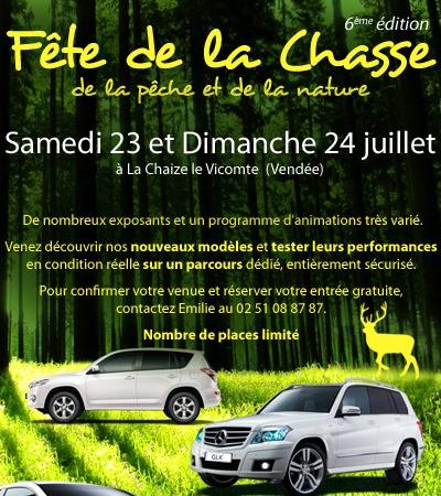 TOYOTA Toys Motors partenaire de Fête de la Chasse.