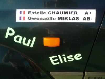 2 Tourangelles au Départ de La Rose des Sables