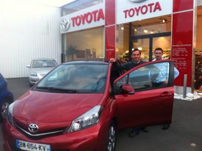 Livraison de la nouvelle YARIS à TOYOTA Challans