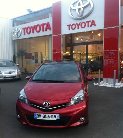Livraison de la nouvelle YARIS à TOYOTA Challans