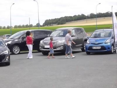 Journée d'exposition de la gamme Toyota en partenariat avec le garage Grousset
