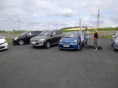 Journée d'exposition de la gamme Toyota en partenariat avec le garage Grousset