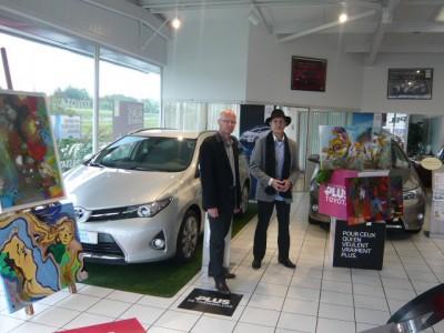 Exposition de peinture en concession de Saintes