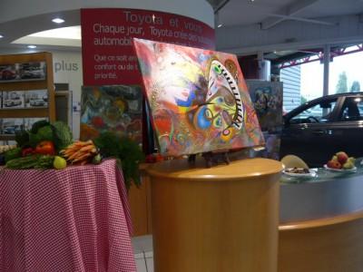 Exposition de peinture en concession de Saintes