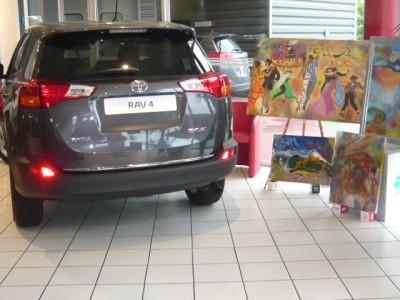 Exposition de peinture en concession de Saintes