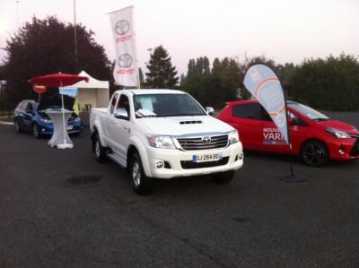 Exposition Toyota au marché de gros à Tours
