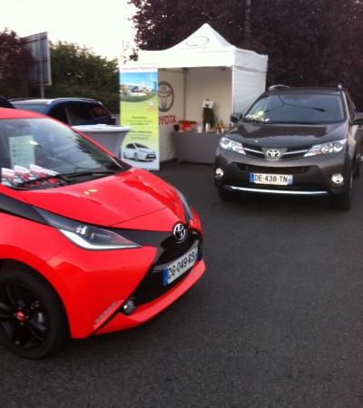 Exposition Toyota au marché de gros à Tours