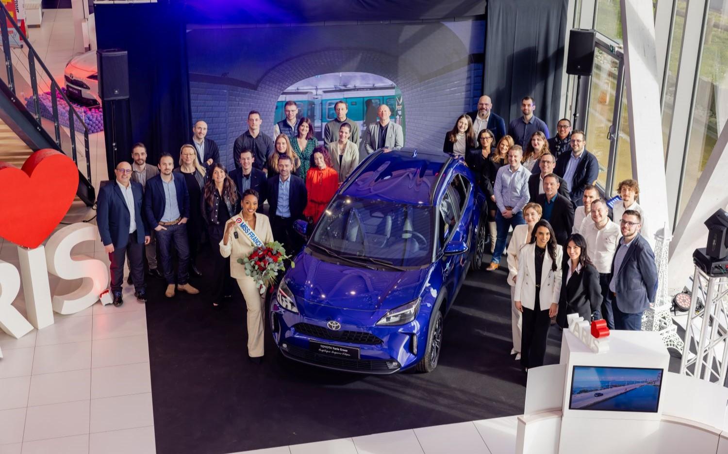 Miss France 2025 prend le volant de sa Yaris Cross