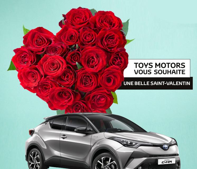 Toys Motors vous souhaite une belle Saint-Valentin.