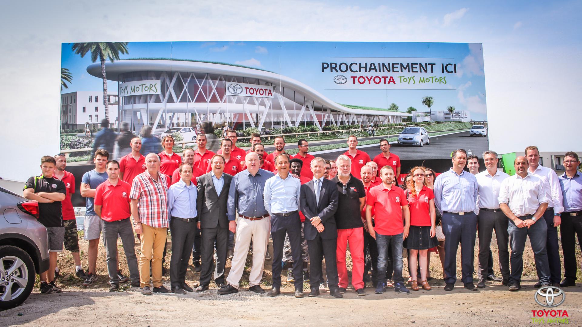 Toys Motors Valenciennes : Pose de la première pierre