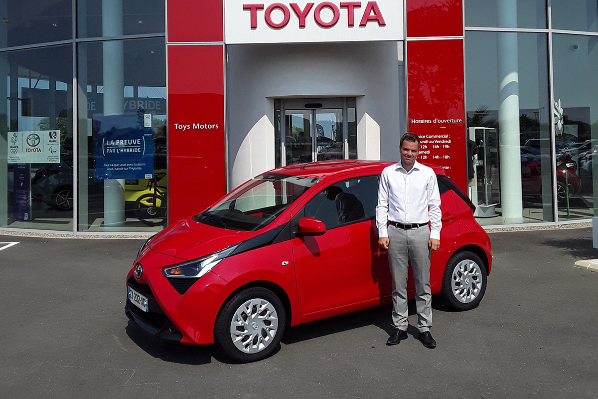 Les Sables : Gagnant de la Toyota Aygo