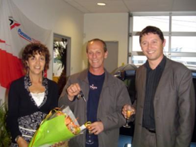 Une AYGO Les bleus gagnée sur RMC !