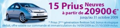 15 PRIUS NEUVES A PARTIR DE 20 900€