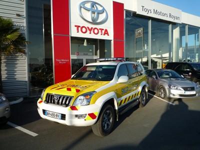 TOYOTA Toys Motors Royan (17) équipe le SMUR de Blaye
