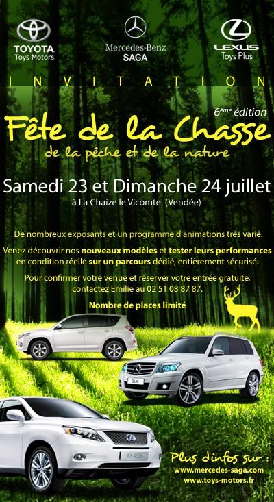 TOYOTA Toys Motors partenaire de Fête de la Chasse.