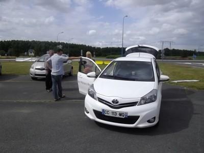 Journée d'exposition de la gamme Toyota en partenariat avec le garage Grousset