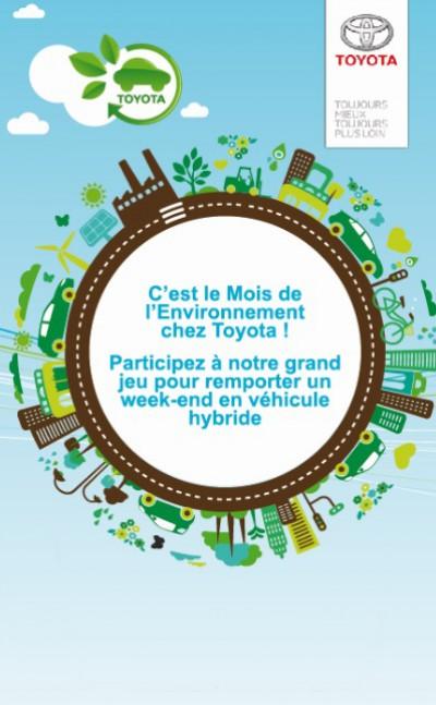 Grand jeu "Mois de l'Environnement"