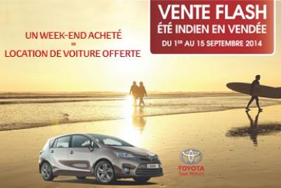 Vente flash Été indien en Vendée