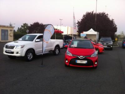 Exposition Toyota au marché de gros à Tours