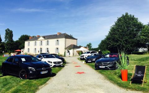 Présentation des cabriolets au Domaine de la Cantinière