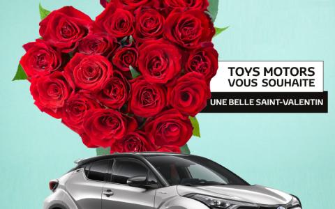 Toys Motors vous souhaite une belle Saint-Valentin.