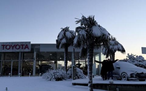 La neige s'invite chez Toys Motors