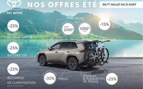 Nos offres de l'été