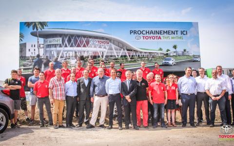 Toys Motors Valenciennes : Pose de la première pierre