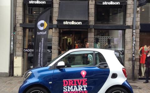 La smart fortwo à Lille...