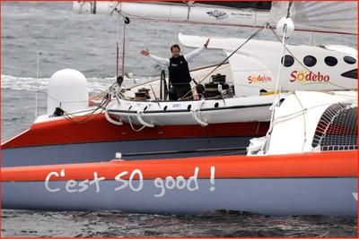 Suivez Thomas Coville et son trimaran Sodebo sur la Route du Rhum