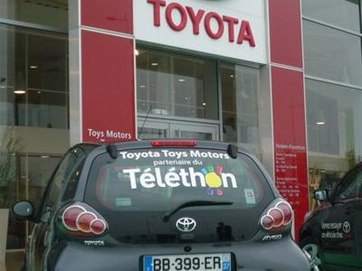 TOYOTA Toys Motors TOURS partenaire du Téléthon 2010