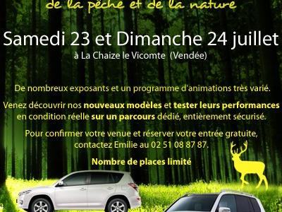 TOYOTA Toys Motors partenaire de Fête de la Chasse.