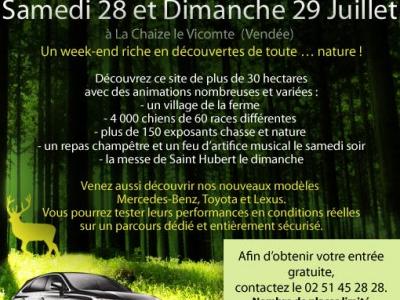 Invitation à la Fête de la Chasse, de la Pêche et de la Nature les 28 et 29 juillet 2012 !