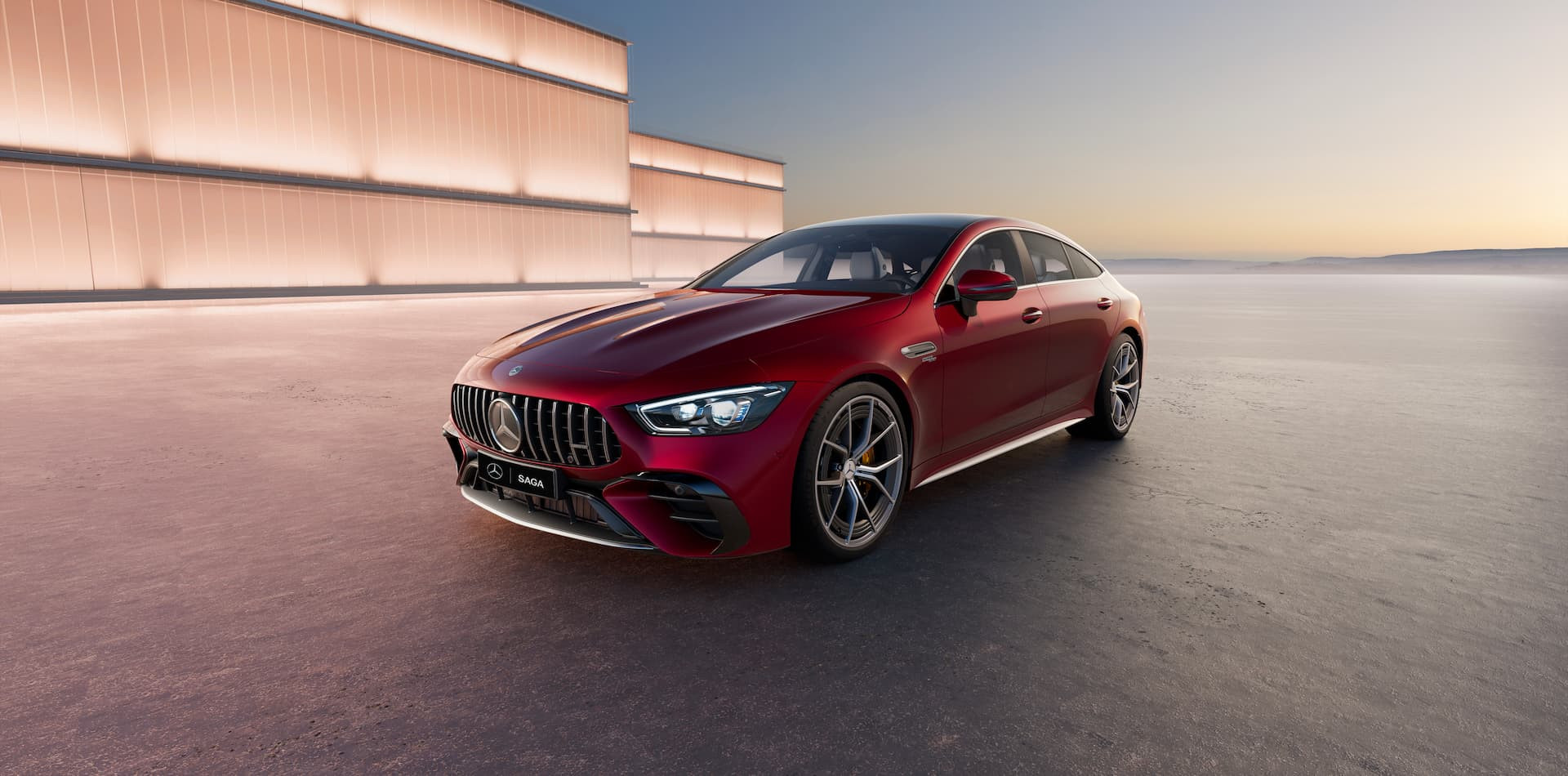 Illustratie voor Mercedes-AMG GT 4-Door Coupé