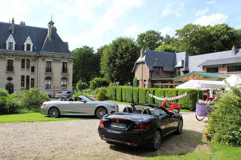 Présentation des cabriolets au Château de Hendecourt