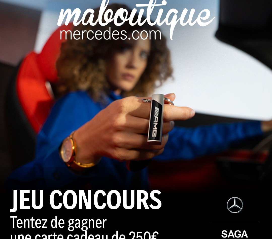 Jeu concours Ma Boutique SAGA Mercedes Benz