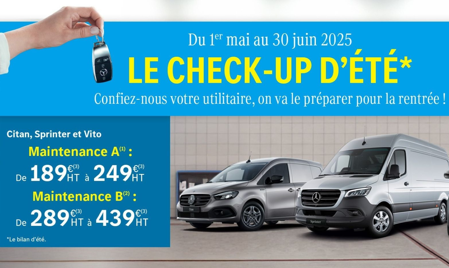 Confiez-nous votre utilitaire, on le prépare pour la rentrée