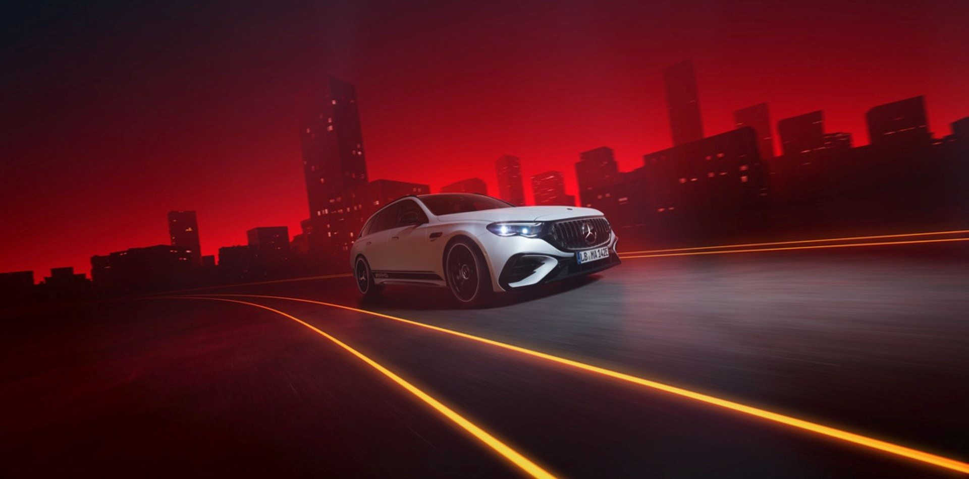 Illustration pour Classe E Break AMG